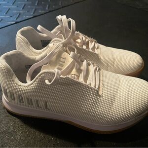 Women’s NoBull White with gum Court Trainer